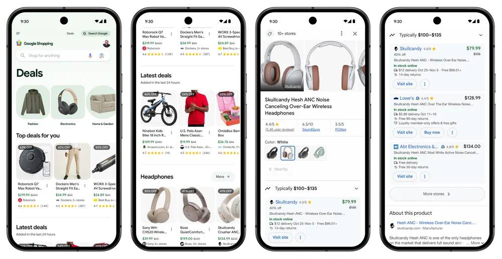 Google Shopping is modified to Harness AI